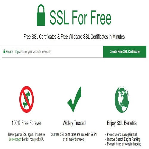 Bedava SSL Sertifikası