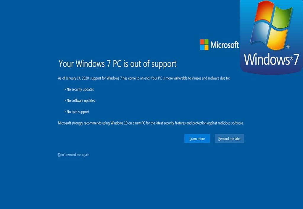Windows 7 Desteği Sona Erdi