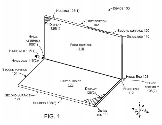 Microsoft, Çift Ekranlı Cihazlar için Patent Başvurusu Yaptı